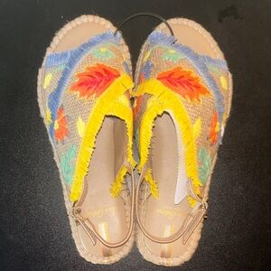 Sam Edelman Kayden Embroidered Espadrilles Slingback